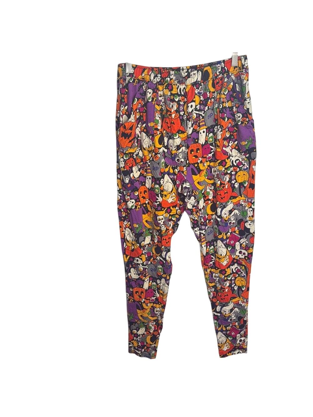Disney Mickey Mouse and Friends Halloween Spooky Pants W-999 Size Large
